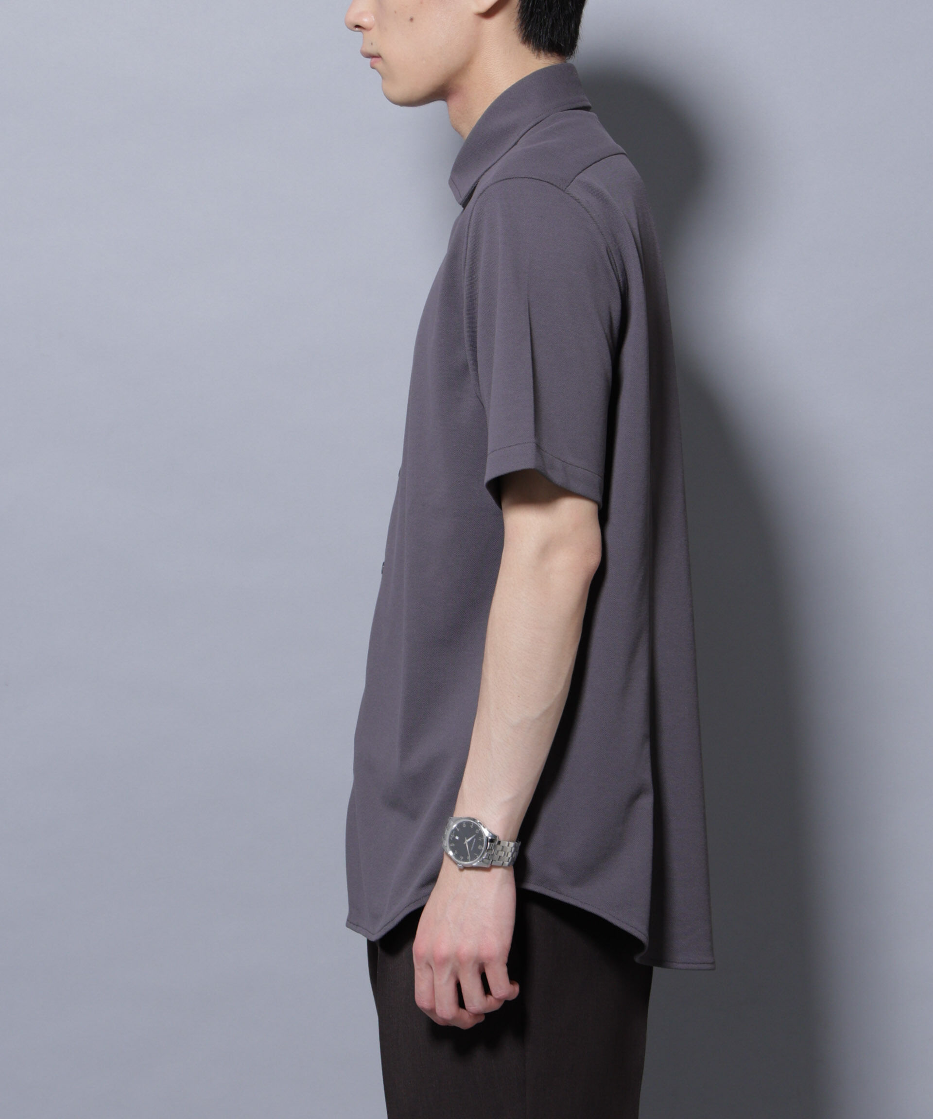 NANO universe「「N SHIRTS」 AERO FREEZE 鹿の子シャツ」|シャツ・ブラウス|