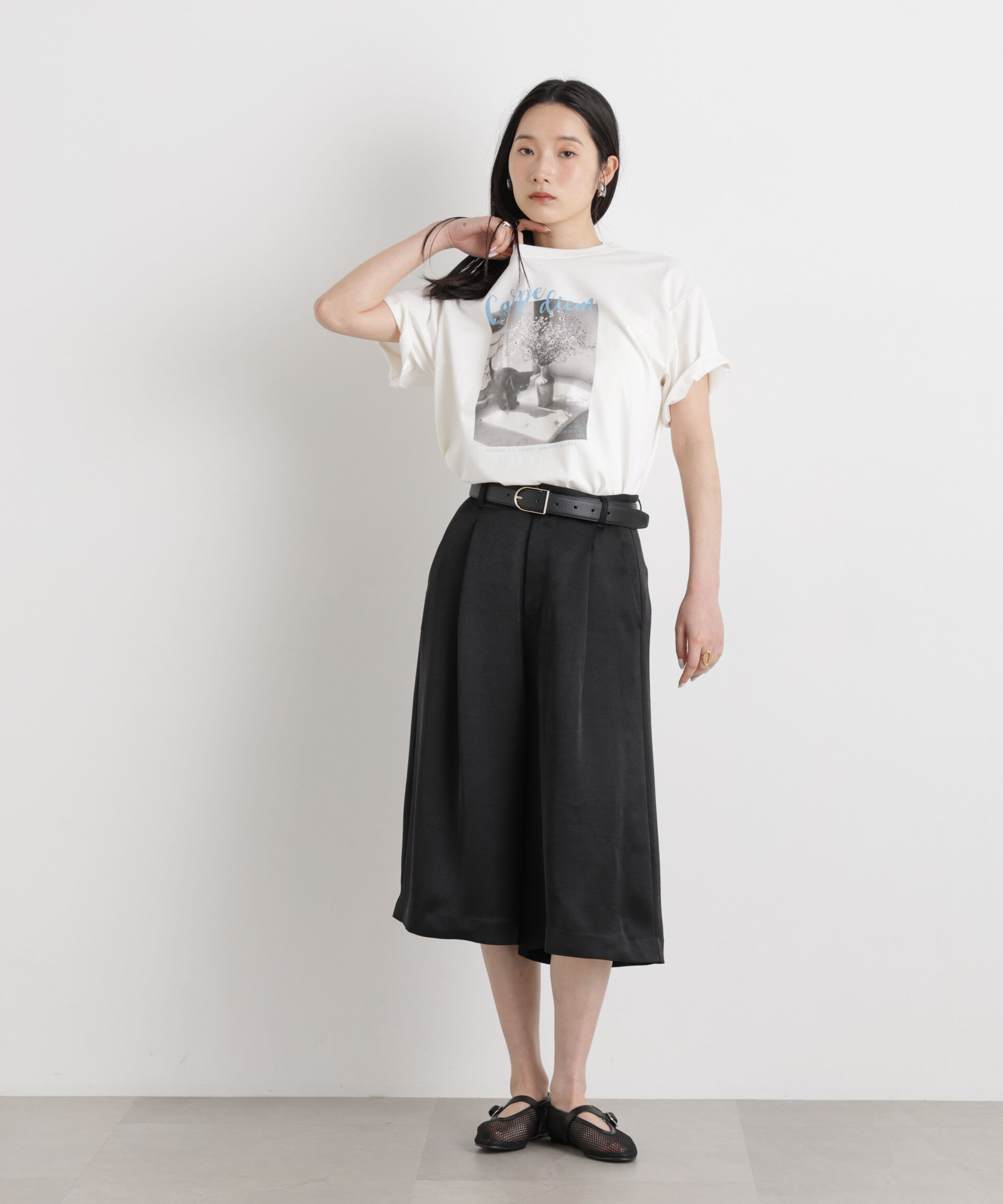 NANO universe「MINERALTEX(TM)フォトプリントTシャツ」|Tシャツ・カットソー|