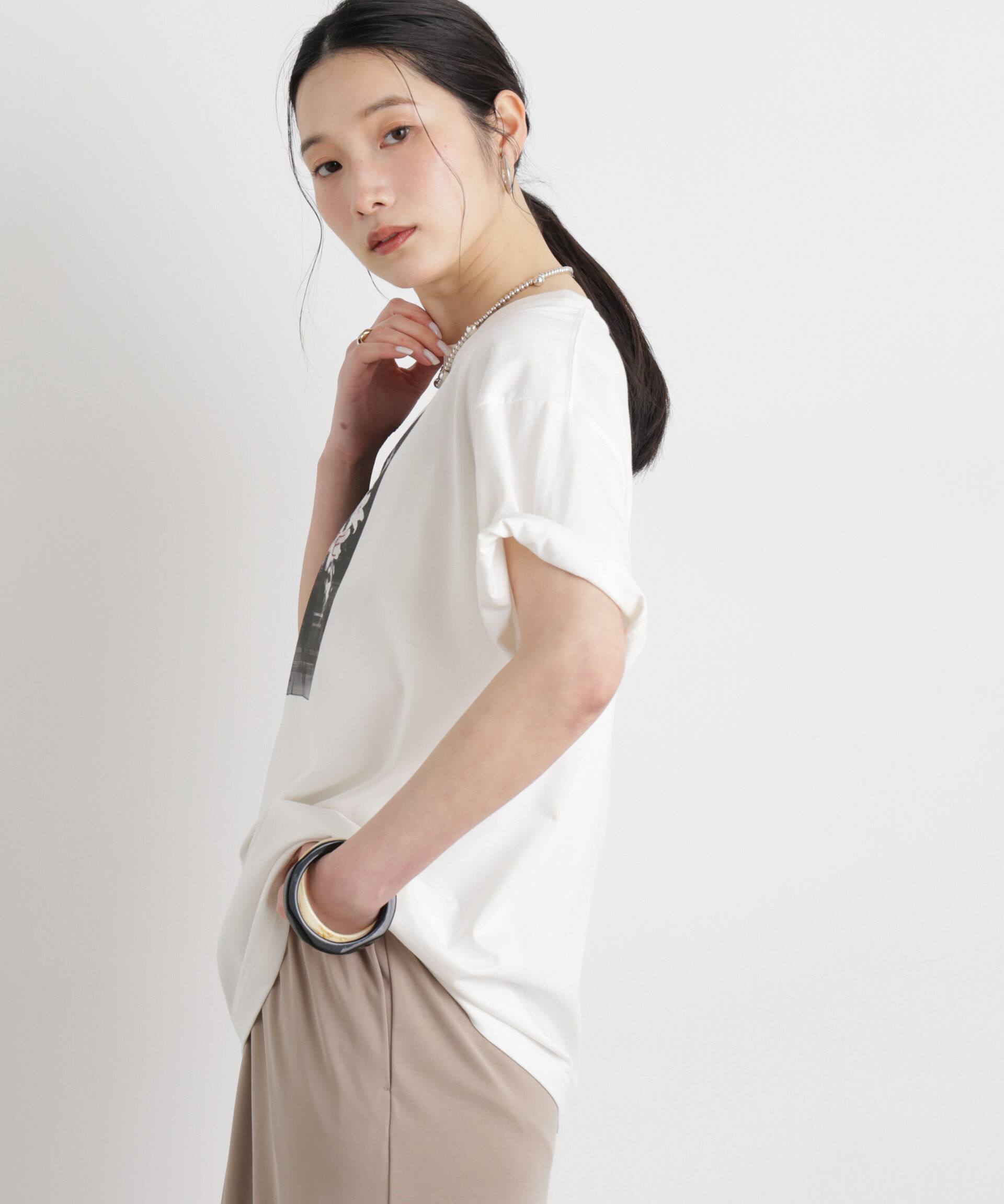 NANO universe「MINERALTEX(TM)フォトプリントTシャツ」|Tシャツ・カットソー|