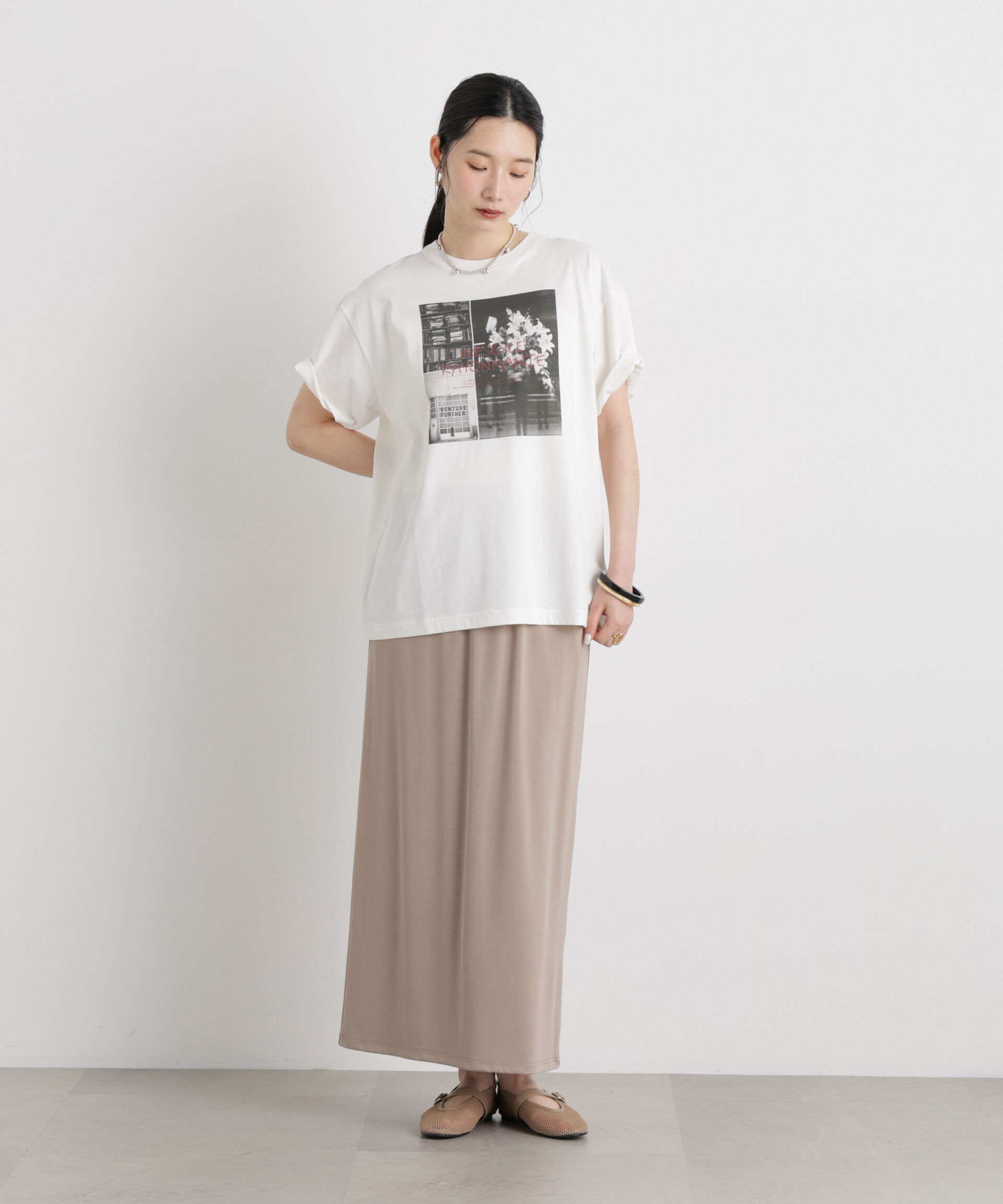 NANO universe「MINERALTEX(TM)フォトプリントTシャツ」|Tシャツ・カットソー|