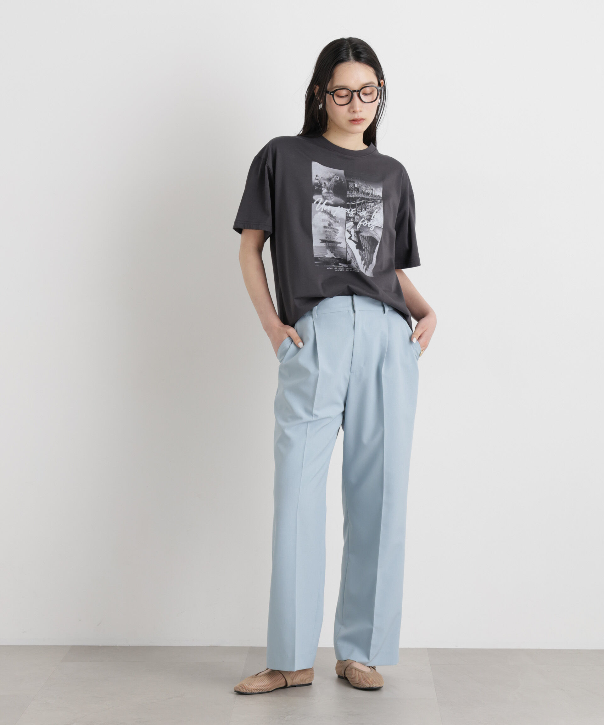 NANO universe「MINERALTEX(TM)フォトプリントTシャツ」|Tシャツ・カットソー|