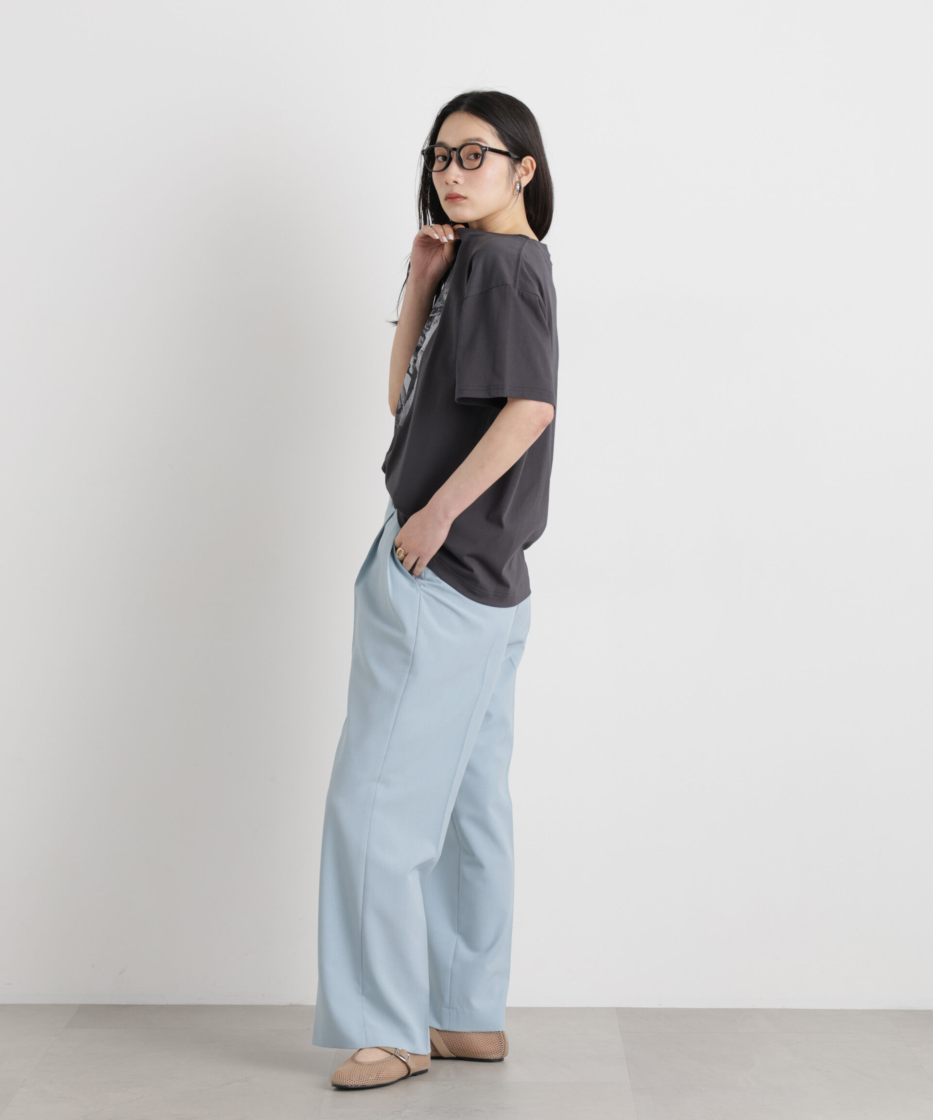 NANO universe「MINERALTEX(TM)フォトプリントTシャツ」|Tシャツ・カットソー|