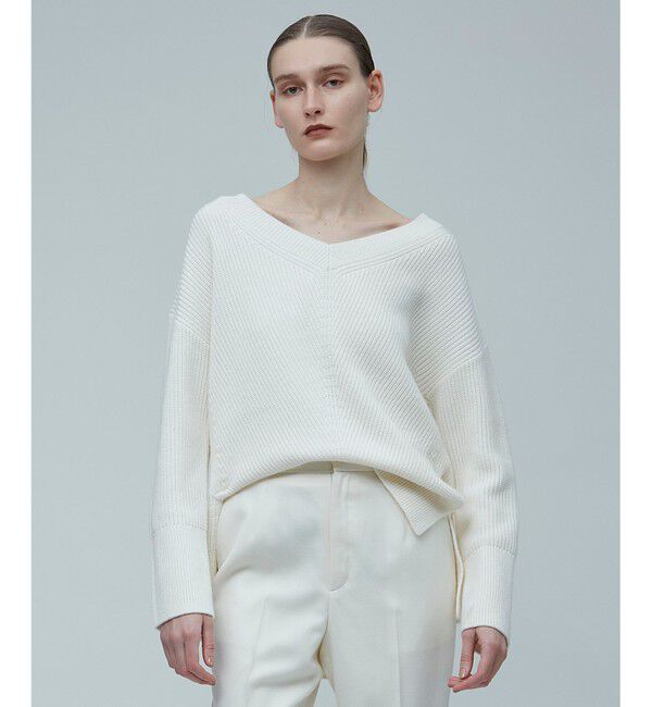 BEIGE,「VARENNE / オーバーサイズニット」|ニット・セーター|Ecru