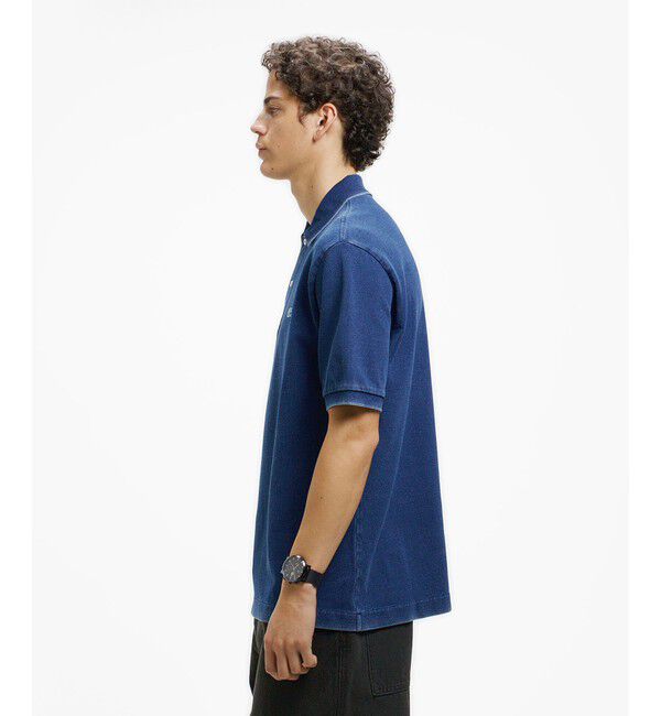 LACOSTE「オーバーサイズ インディゴ ポロシャツ」|ポロシャツ|