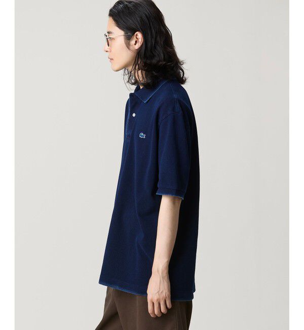 LACOSTE「オーバーサイズ インディゴ ポロシャツ」|ポロシャツ|