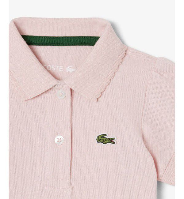 LACOSTE「ベビーズ鹿の子地ボディスーツ」|ロンパース|