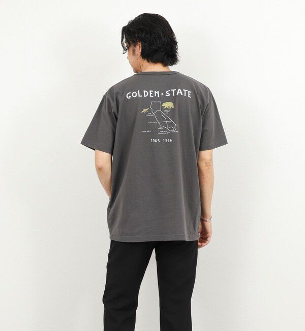 NOLLEY'S goodman「【BARNS OUTFITTERS】別注 MAP GOLDEN STATE プリントTシャツ 26SS」|Tシャツ・カットソー|
