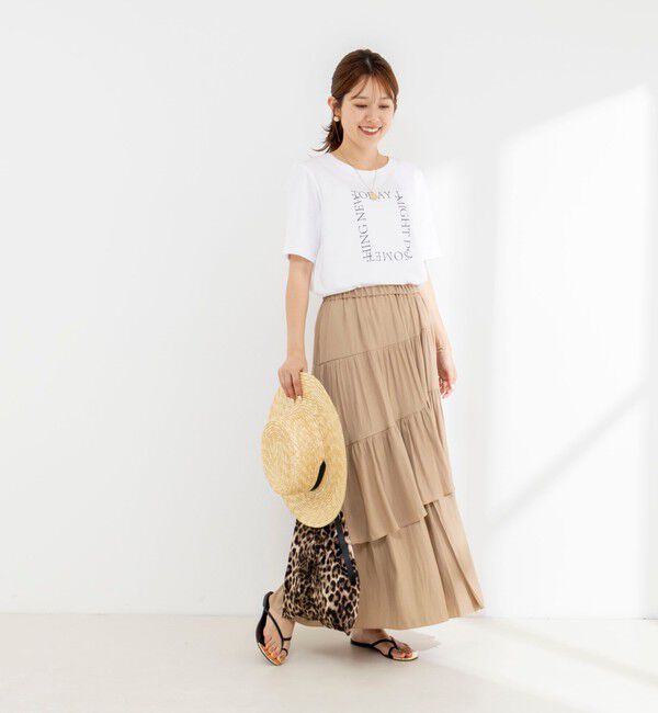 NOLLEY'S「ウォッシャブルプリントT」|Tシャツ・カットソー|