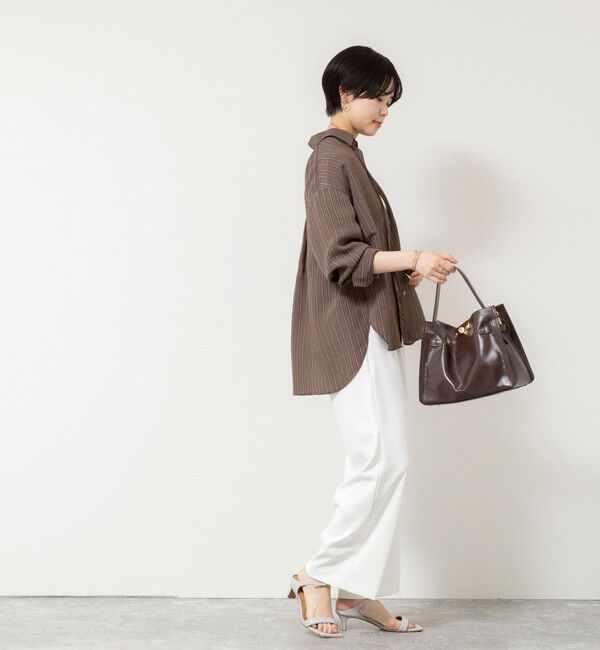 NOLLEY'S sophi「ウォッシャブルMARSALAダブルストライプシャツ」|シャツ・ブラウス|