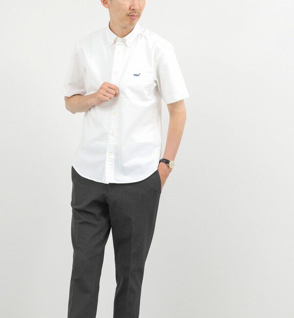 NOLLEY'S goodman「クジラBD S/S サッカー/オックス 半袖シャツ 26SS」|シャツ・ブラウス|