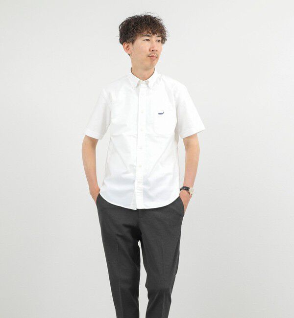 NOLLEY'S goodman「クジラBD S/S サッカー/オックス 半袖シャツ 26SS」|シャツ・ブラウス|