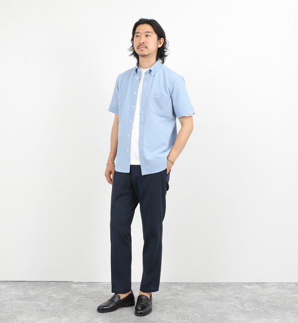 NOLLEY'S goodman「クジラBD S/S サッカー/オックス 半袖シャツ 26SS」|シャツ・ブラウス|