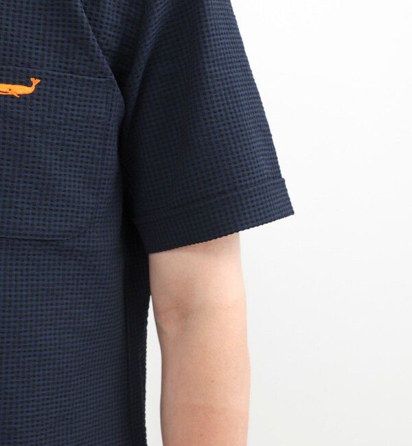 NOLLEY'S goodman「クジラBD S/S サッカー/オックス 半袖シャツ 26SS」|シャツ・ブラウス|