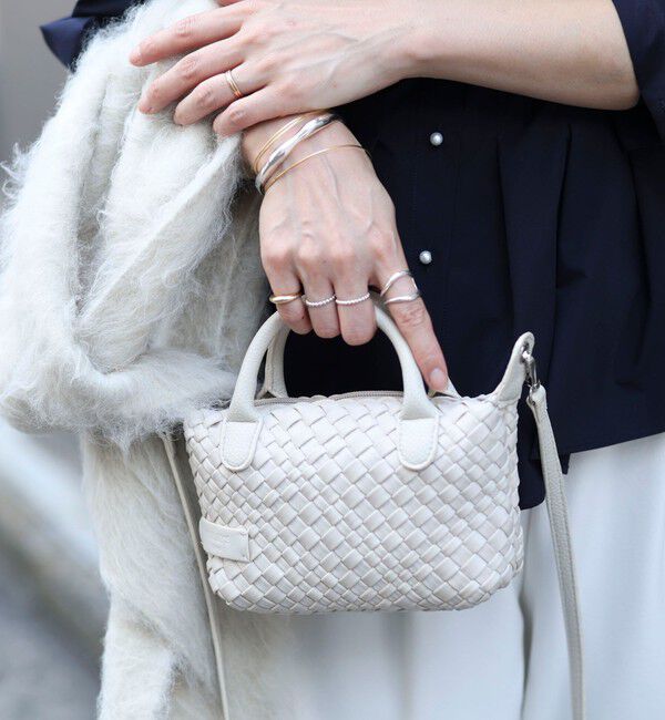 NOLLEY'S「メッシュミニショルダーバッグ」|ショルダー・メッセンジャー|エクリュ