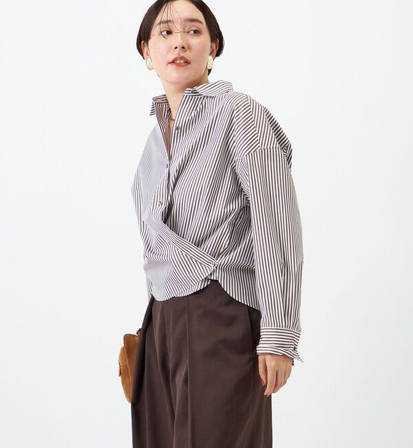 NOLLEY'S「ウォッシャブルMY STANDARDショートシャツ」|シャツ・ブラウス|