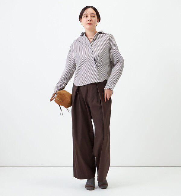NOLLEY'S「ウォッシャブルMY STANDARDショートシャツ」|シャツ・ブラウス|