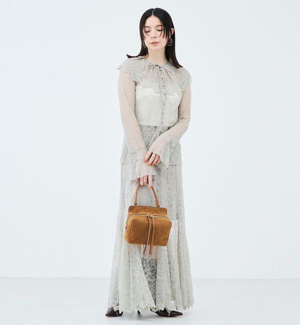 NOLLEY'S sophi「《セットアップ対応》ウォッシャブラルッセルレースマキシマーメイドスカート」|スカート|