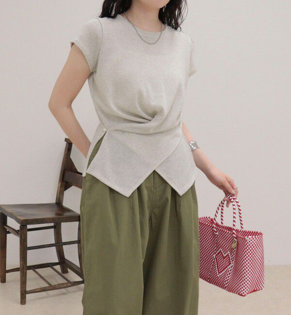 fredy emue「ニットソーカシュクールプルオーバー」|Tシャツ・カットソー|