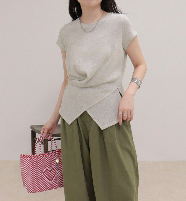 fredy emue「ニットソーカシュクールプルオーバー」|Tシャツ・カットソー|