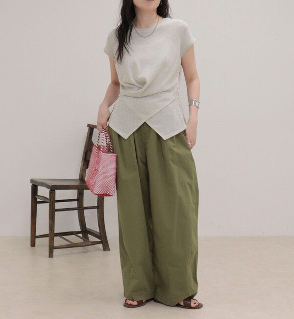 fredy emue「ニットソーカシュクールプルオーバー」|Tシャツ・カットソー|
