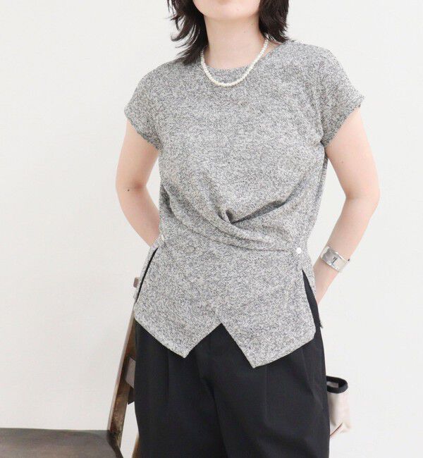 fredy emue「ニットソーカシュクールプルオーバー」|Tシャツ・カットソー|
