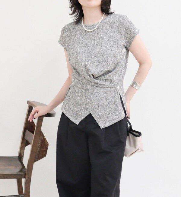 fredy emue「ニットソーカシュクールプルオーバー」|Tシャツ・カットソー|