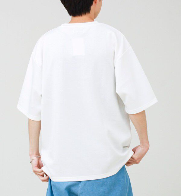 GLOSTER「【ユニセックスで着たい】接触冷感ハート刺繍ポケTEE」|Tシャツ・カットソー|