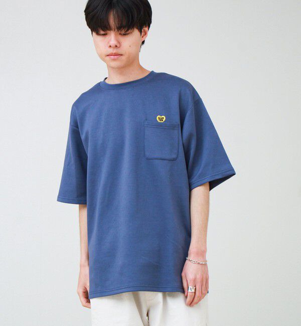 GLOSTER「【ユニセックスで着たい】接触冷感ハート刺繍ポケTEE」|Tシャツ・カットソー|