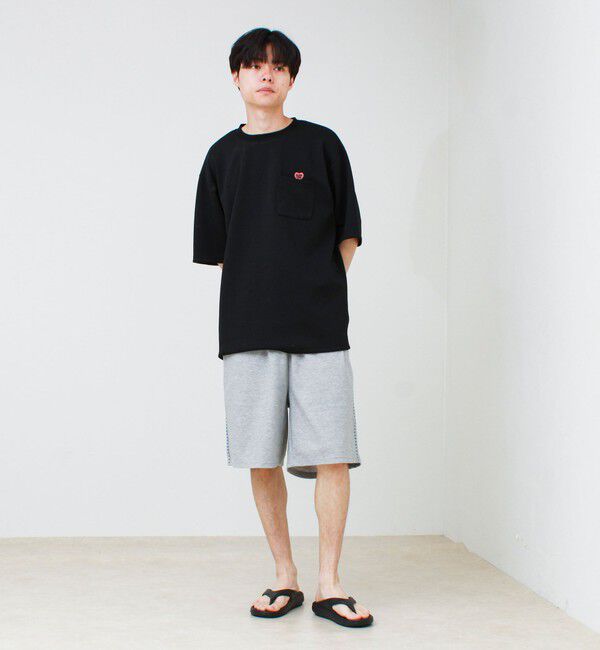GLOSTER「【ユニセックスで着たい】接触冷感ハート刺繍ポケTEE」|Tシャツ・カットソー|