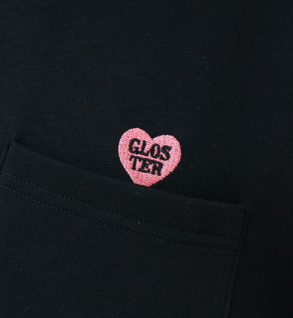 GLOSTER「【ユニセックスで着たい】接触冷感ハート刺繍ポケTEE」|Tシャツ・カットソー|