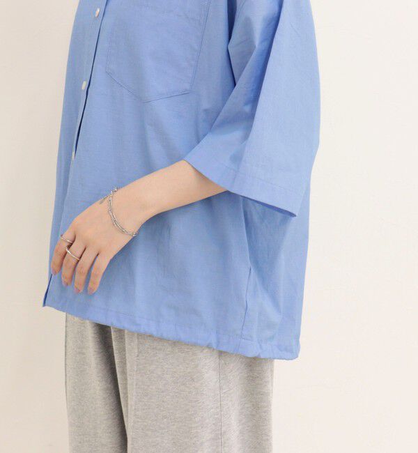 fredy emue「【人気につき半袖Ver.で再登場】汗染み軽減加工COTTON半袖シャツブルゾン」|シャツ・ブラウス|