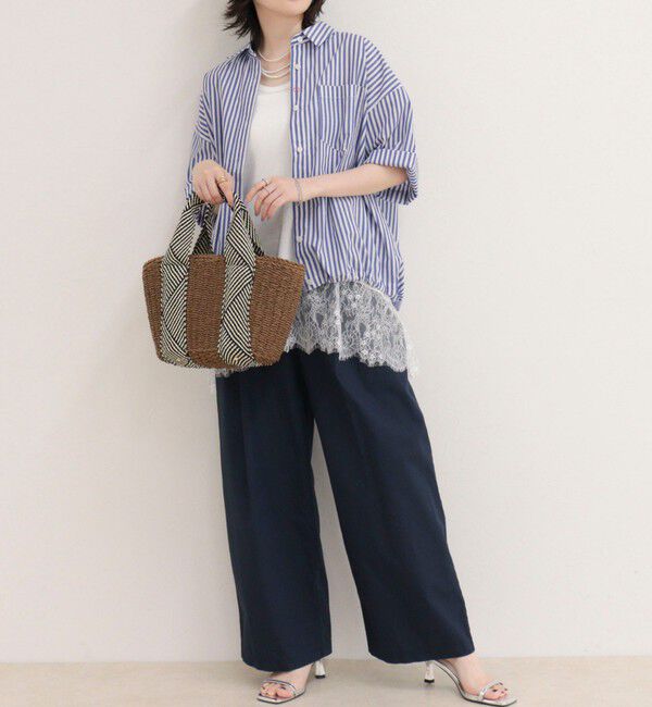 fredy emue「【人気につき半袖Ver.で再登場】汗染み軽減加工COTTON半袖シャツブルゾン」|シャツ・ブラウス|