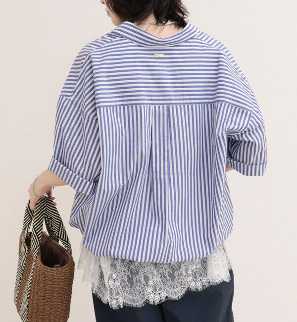 fredy emue「【人気につき半袖Ver.で再登場】汗染み軽減加工COTTON半袖シャツブルゾン」|シャツ・ブラウス|