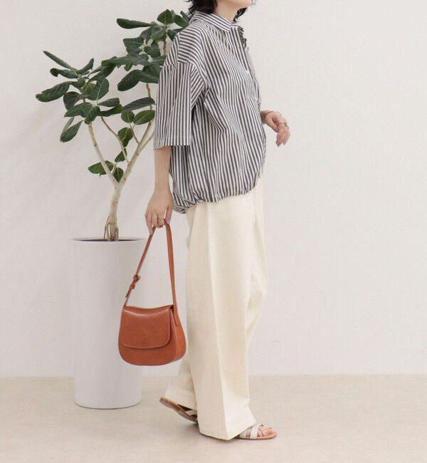 fredy emue「【人気につき半袖Ver.で再登場】汗染み軽減加工COTTON半袖シャツブルゾン」|シャツ・ブラウス|