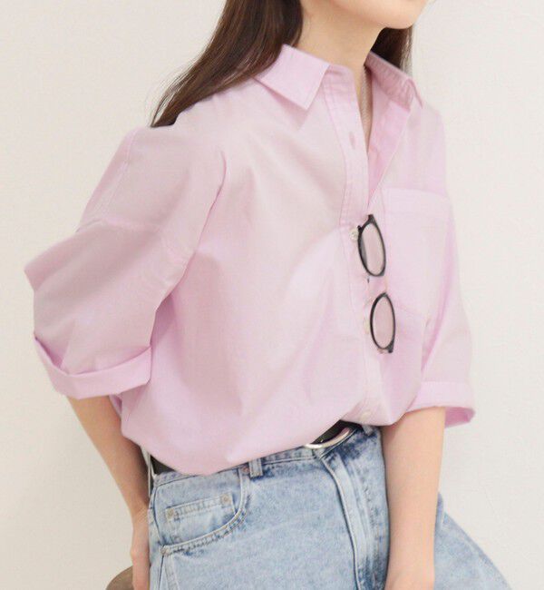 fredy emue「【人気につき半袖Ver.で再登場】汗染み軽減加工COTTON半袖シャツブルゾン」|シャツ・ブラウス|