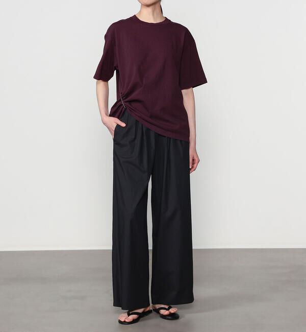  「UNFIL | コットン製品染め クルーネックTシャツ WOMEN」|Tシャツ・カットソー|