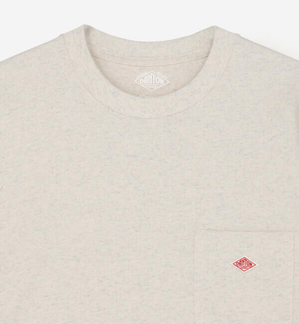 DANTON「DANTON | ポケット クルーネックTシャツ SOLID WOMEN」|Tシャツ・カットソー|