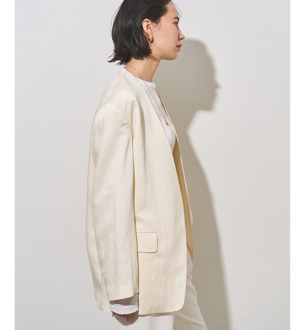  「【インフルエンサーコラボ】ノーカラージャケット」|その他|