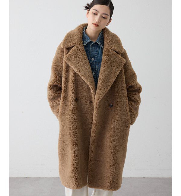 THE PAUSE「【THE PAUSE】ボアロングコート〈WEB限定〉」|その他|