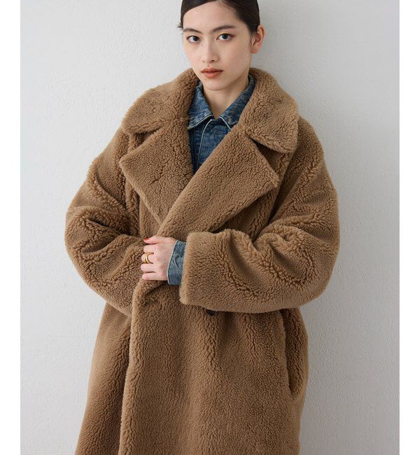 THE PAUSE「【THE PAUSE】ボアロングコート〈WEB限定〉」|その他|