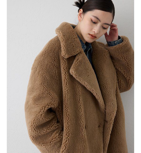 THE PAUSE「【THE PAUSE】ボアロングコート〈WEB限定〉」|その他|