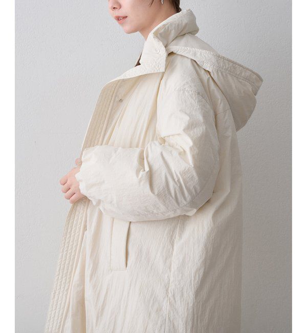 THE PAUSE「【THE PAUSE】フードロングダウンコート〈WEB限定〉」|ダウン|