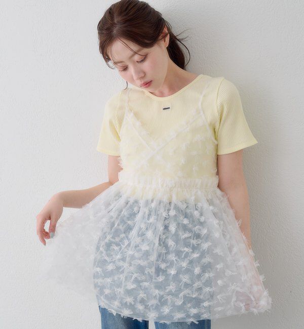  「チュールバルーンチュニック」|シャツ・ブラウス|