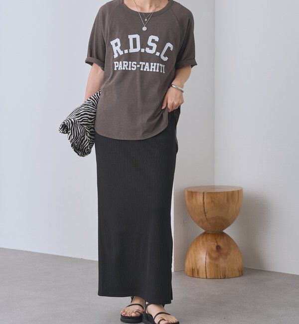  「【全骨格細見え/接触冷感/UVカット】2WAYリブタンクワンピース」|ワンピース|