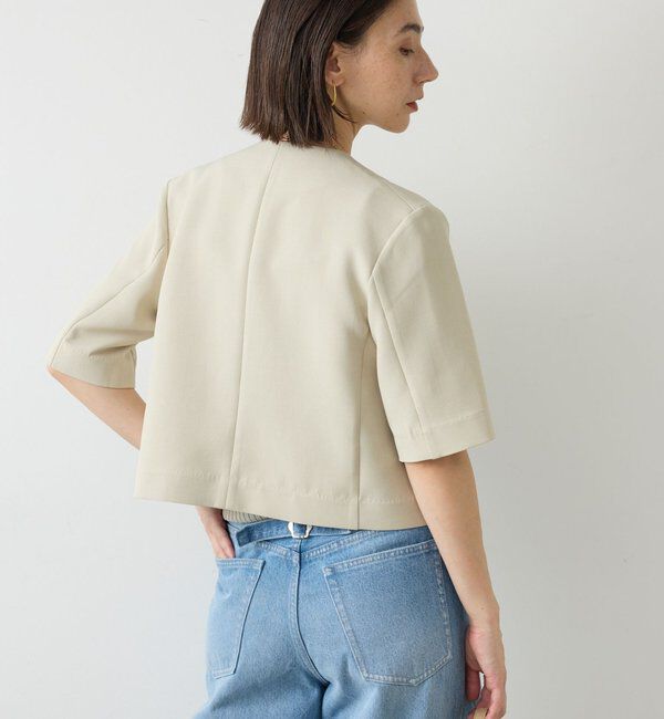  「ドライクロスハーフスリーブジャケット」|ベスト・ジレ|