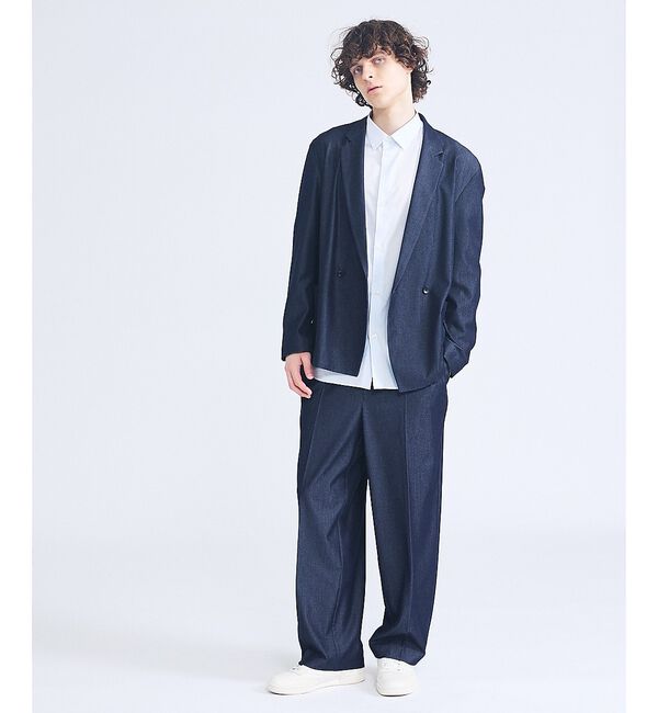 ABAHOUSE「【セットアップ対応】デニムライクツイル ワイド イージーパンツ【予約】」|その他|