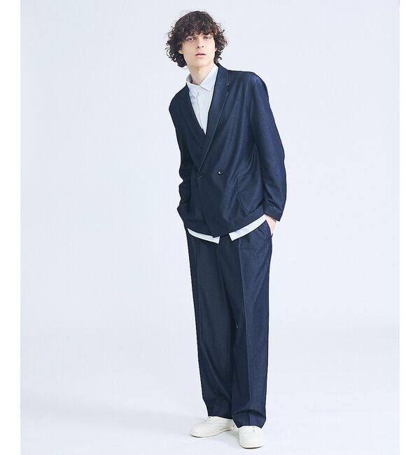 ABAHOUSE「【セットアップ対応】デニムライクツイル ワイド イージーパンツ【予約】」|その他|