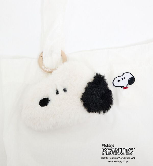 Rouge vif「【PEANUTS/ピーナッツ】チャームインバッグS/スヌーピー/エコバック/トー」|エコバッグ|