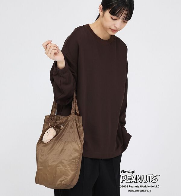 Rouge vif「【PEANUTS/ピーナッツ】チャームインバッグS/スヌーピー/エコバック/トー」|エコバッグ|