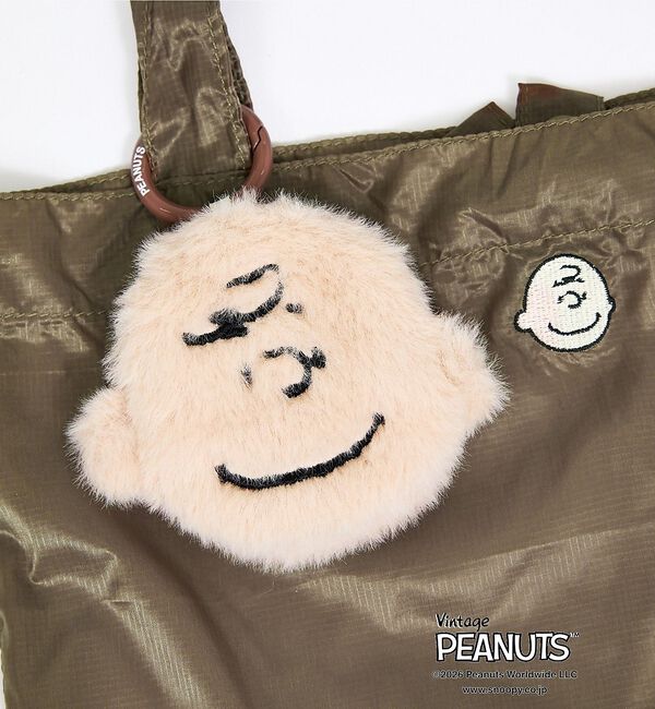 Rouge vif「【PEANUTS/ピーナッツ】チャームインバッグS/スヌーピー/エコバック/トー」|エコバッグ|